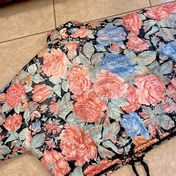 VINTAGE 90’s FOLIA Paris Floral Cottagecore VGUC Puffer Jacket - Picture 7 of 7